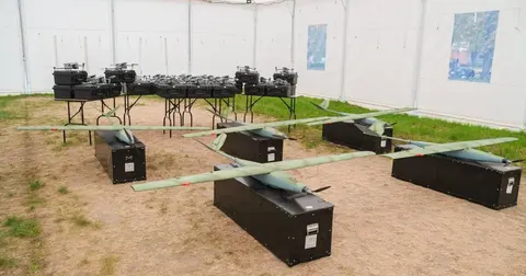 Вінниця передала «Червоній калині» 28 квадрокоптерів і 5 БпЛА «Сокіл»