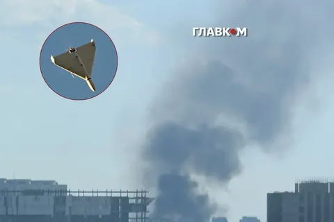 У Києві дрон влучив у житловий будинок: виникла пожежа