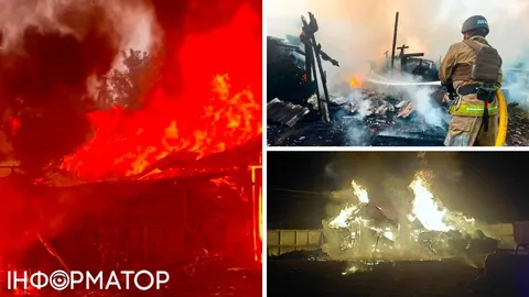 Атака дронів на Чернігівщину: поранений цивільний та пожежі в кількох громадах