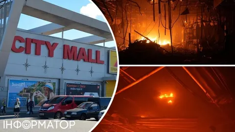 РФ вночі атакувала Запоріжжя БпЛА: загорівся ТРЦ City Mall