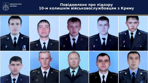 10 ексслужбовцям ЗСУ з Криму оголосили підозру в дезертирстві та держзраді