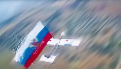 ППО знищила російські БпЛА з триколорами над Україною