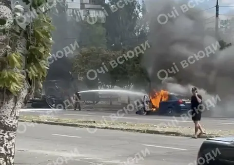 FPV-дрон влучив у вантажівку в Запоріжжі, є постраждала