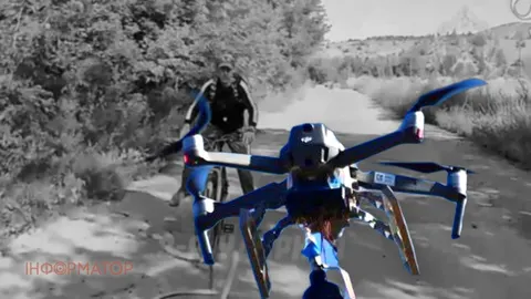 Окупанти приховали відео атаки FPV-дрона на велосипедиста