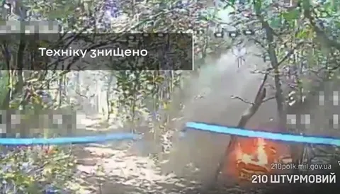 Дронарі 210 ошп знищили стоянку мотоциклів РФ на Донеччині