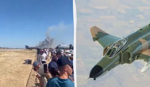 У Греції розбився F-4E Phantom II під час авіашоу: загинули двоє пілотів