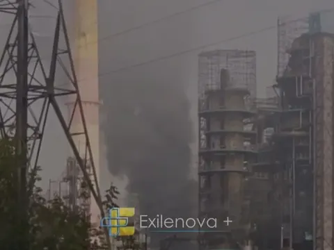 У російській Уфі після атаки дронів загорілася установка на НПЗ