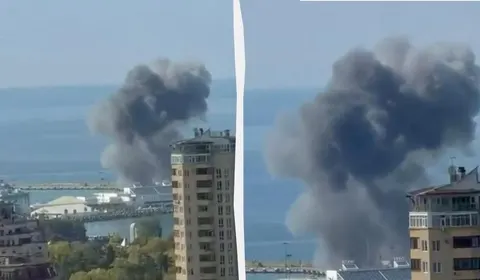 Морські дрони атакували порт у Сочі: здійнявся дим