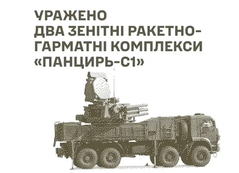 Сили оборони уразили два "Панцирі", завод ОПК і центри БпЛА