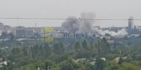 Вибухи в окупованому Донецьку: щонайменше п'ять влучань, здійнявся чорний дим