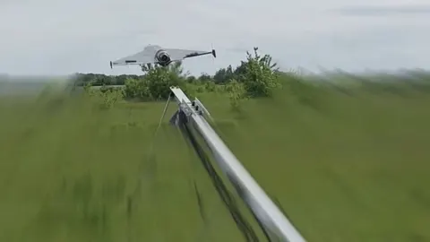 СБУ показала перехоплення реактивної «Герані-5» новим українським дроном