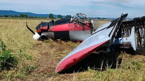 На Сахаліні літак Ан-3 аварійно сів і загорівся: семеро людей не постраждали