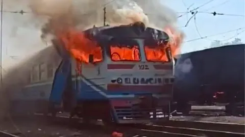 БпЛА влучив у поїзд на Харківщині: загинула пасажирка, четверо поранені