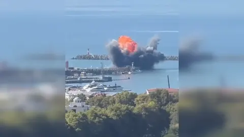 У Сочі морські дрони уразили судно NEFRIT біля порту