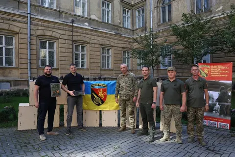 Львівщина передала 45-й бригаді 77 дронів-перехоплювачів