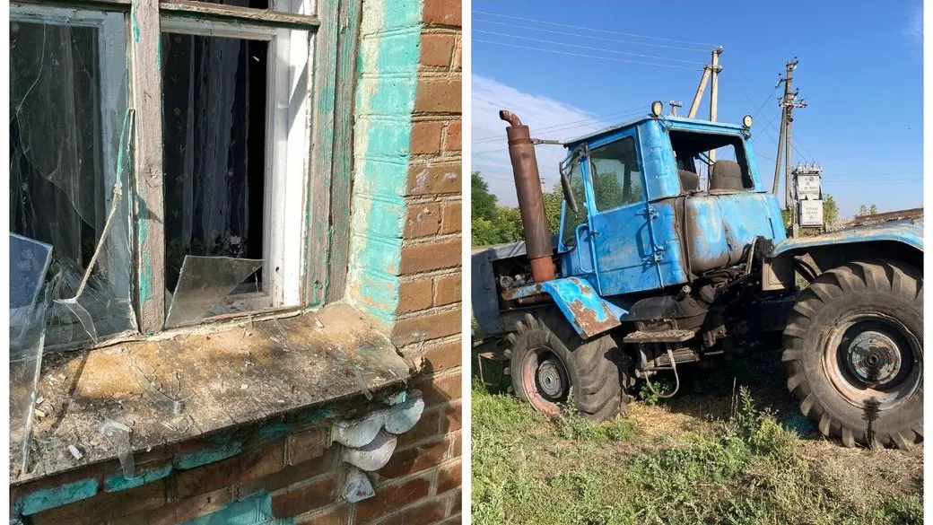 Дронова атака на Кіровоградщині: пошкоджено будинки, трактор і підприємство