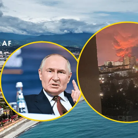 У Сочі вибухи: атака дронів по нафтобазі та позиціях ППО