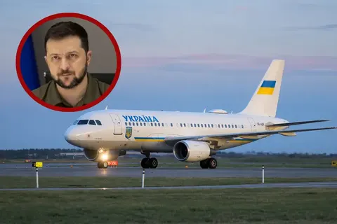 Зеленський: РФ двічі намагалася атакувати його літак дронами