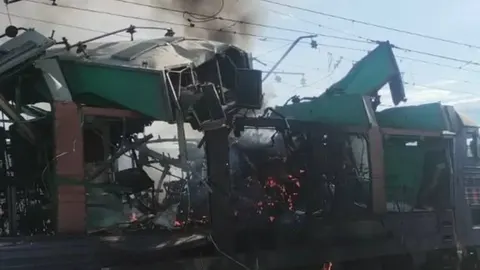 «Укрзалізниця»: російський дрон міг цілитися в дипломатичний поїзд біля кордону з Польщею
