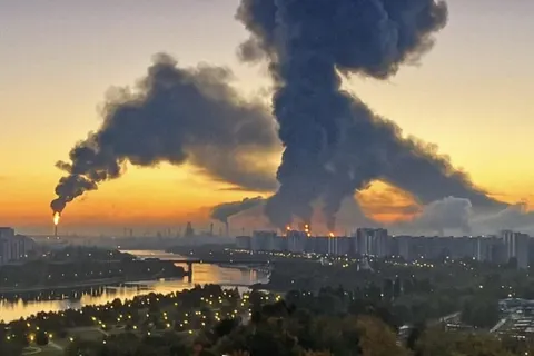 Дрони уразили Московський НПЗ за 15 км від Кремля