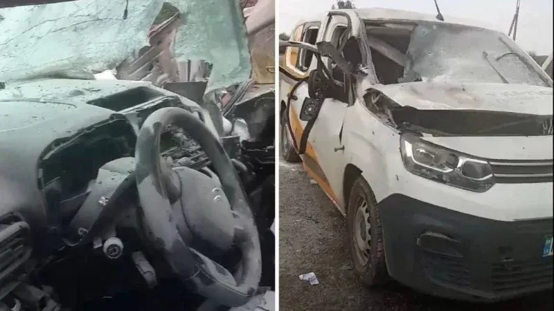 На Сумщині російський дрон уразив автівку «Укрпошти», двоє працівників поранені