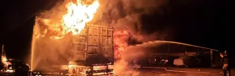 Атака «Шахедів» на Миколаївщині: поранений чоловік, пожежі на складах