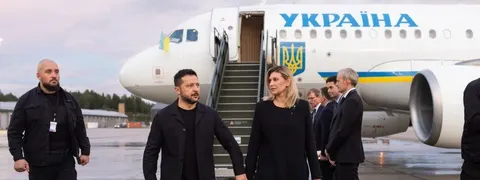 Дрон ледь не зачепив літак Зеленського на шляху до Норвегії