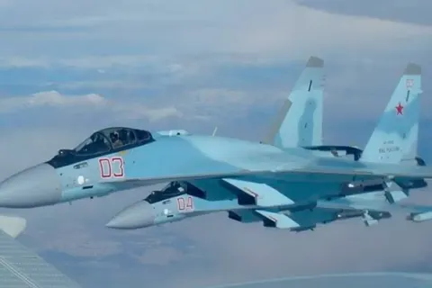 Два російські Су-35 зіткнулися в небі над Курщиною: що відомо