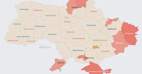 Ворог атакує Україну ударними БпЛА: напрямок руху