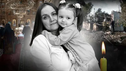 У Чернігові попрощалися з жінкою та її 4-річною донькою, які загинули внаслідок удару БпЛА