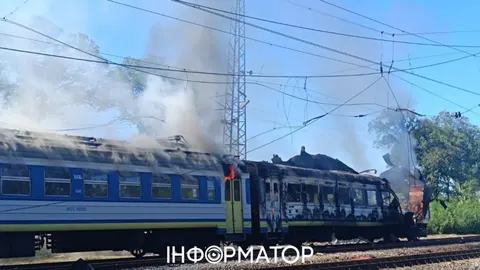 РФ вдарила по потягу на Харківщині: шість поранених