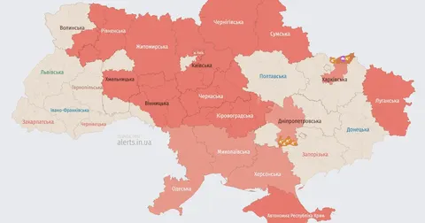 Повітряні сили: ударні БпЛА атакують Україну зі сходу та півночі