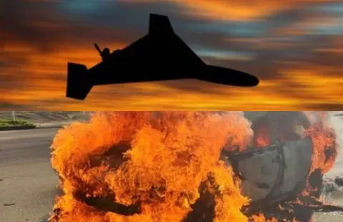 Російські дрони атакували цивільні авто біля Нікополя: є постраждалі